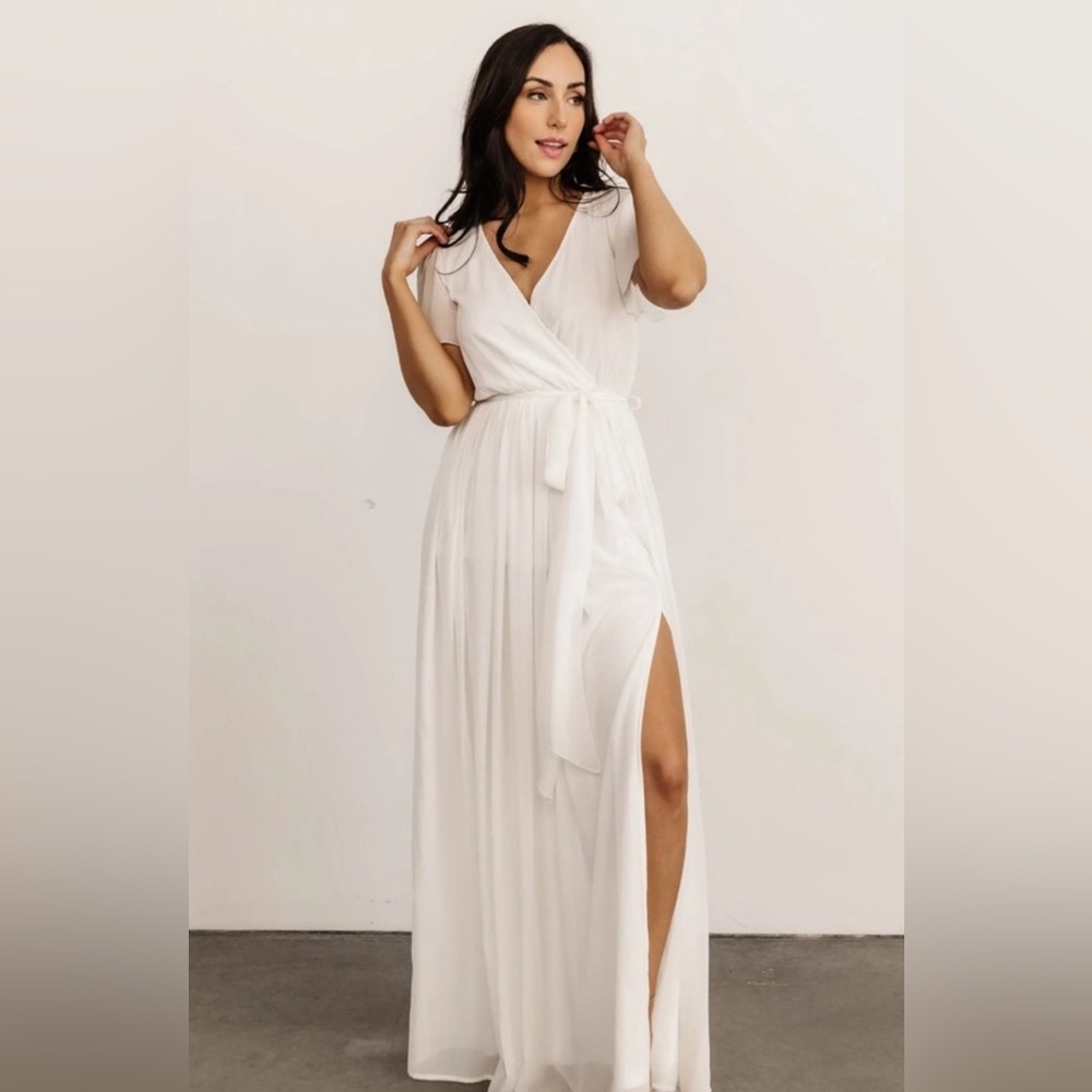 XL Baltic Born Maxi White Dress